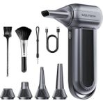 Wolfbox MF100 Electric Air Duster, 150000RPM Kablosuz Turbo Fan, 3 Kademeli Ayar - Siyah