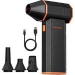 Wolfbox MF50 Electric Air Duster, 110000RPM Kablosuz Turbo Fan, 3 Kademeli Ayar - Siyah
