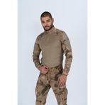 Wolff Combat Tactical Outdoor Jandarma Gömlek Uzun Kol Kamuflaj Operasyon T-shırt- 401