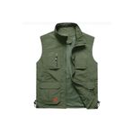 Wolff TAKTİKAL Mevsimlik Nefes Alan Hızlı Kuruyan Çok Cepli Haki Ve Bej Outdoor Yelek Çöl Rengi