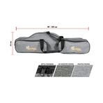 Wolfish 3 Gözlü 150 Cm Olta Çantası Gri 4 Cepli