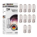Wolfram T10 Ampul T10 Orta Dipsiz Ampul 12V 5W 10 Adet