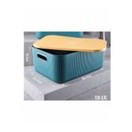 WOLKE PLASTIC Lova Shell 13,4 Lt Dekoratif Çok Amaçlı Kapaklı Saklama Kutusu LV-341