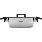 Woll Concept Çelik Sığ Tencere 24 cm - Gümüş