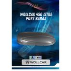WOLLCAR Gri Parlak Port Bagaj - Tabut Bagaj 450