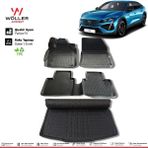 Wöller 3D Ultraflex Paspas Seti 2023 Sonrası Peugeot 408 Bagaj Havuzu Siyah Kokusuz TPE Malzeme