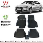 Wöller Audi A3 Sedan Paspas 2012 2021 Arası 3D Havuzlu Wöller Paspas - Siyah