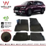 Wöller Chery Tiggo 8 Paspas 2022 Sonrası 3D Havuzlu Wöller Paspas - Siyah
