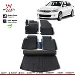 Wöller Citroen C Elysee Paspas Bagaj Havuzu 2012 2023 Arası 3D Havuzlu Wöller - Siyah