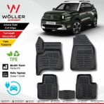 Wöller Citroen C3 Aircross Paspas Hybrid 2025 Sonrası Uyumlu 3D Havuzlu Paspas - Siyah