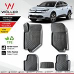 Wöller Citroen C4 x Paspas 2022 2026 Arası Uyumlu 3D Havuzlu Paspas - Siyah