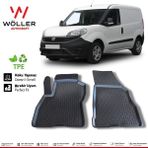 Wöller Fiat Doblo Panelvan Paspas 2010 Sonrası 3D Havuzlu Wöller Paspas - Siyah