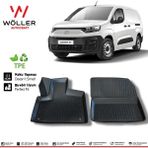 Wöller Fiat Doblo Panelvan Paspas 2023 Sonrası 3D Havuzlu Wöller Paspas - Siyah