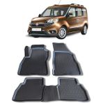 Wöller Fiat Doblo Paspas 2010 Sonrası 3D Havuzlu Wöller Paspas - Siyah