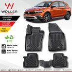 Wöller Fiat Egea Cross Paspas 2021 2025 Arası Uyumlu 3D Havuzlu Paspas - Siyah