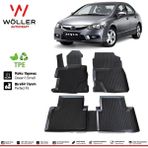 Wöller Honda Civic Fd6 Paspas 2006 2012 Arası 3D Havuzlu Wöller Paspas - Siyah