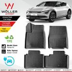 Wöller Kia Ev6 Paspas Elektrikli 2022 Sonrası Uyumlu 3D Havuzlu Paspas - Siyah