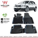 Wöller Nissan Qashqai Paspas 2007 2013 Arası 3D Havuzlu Wöller Paspas - Siyah