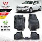 Wöller Opel Astra H Paspas 2004 2013 Arası 3D Havuzlu Wöller Paspas - Siyah