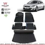 Wöller Peugeot 308 Paspas Bagaj Havuzu 2014 2021 Arası 3D Havuzlu Wöller - Siyah