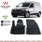 Wöller Renault Express Combi Paspas 2021 Sonrası 3D Havuzlu Wöller Paspas - Siyah
