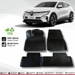 Wöller Renault Megane E Tech Paspas 2023 Sonrası 3D Havuzlu Wöller Paspas - Siyah