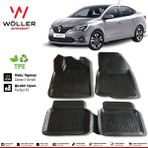 Wöller Renault Taliant Paspas 2021 Sonrası 3D Havuzlu Wöller Paspas - Siyah