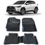 Wöller Toyota Corolla Cross Paspas 2022 Sonrası 3D Havuzlu Wöller Paspas - Siyah