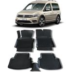 Wöller Volkswagen Caddy Paspas 2015 2020 Arası 3D Havuzlu Wöller Paspas - Siyah