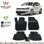 Wöller Volkswagen Polo 2010-2017 Arası Siyah 3D Havuzlu Paspas