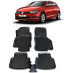 Wöller Volkswagen Polo 2017-2020 Arası Siyah 3D Havuzlu Paspas