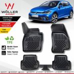 Wöller Volkswagen Polo 2021 Sonrası Uyumlu Siyah Havuzlu Paspas