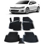 Wöller Volkswagen Scirocco Paspas 2009 Sonrası 3D Havuzlu Wöller Paspas - Siyah