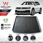 Wöller Volkswagen Tiguan Bagaj Havuzu 2016 - 2023 Arası Uyumlu 3D Ultralflex Esnek - Siyah