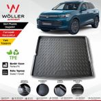 Wöller Volkswagen Tiguan Bagaj Havuzu 2024 Sonrası 3D Wöller Ultraflex Esnek - Siyah