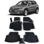 Wöller Volkswagen Tiguan Paspas 2007 2015 Arası 3D Havuzlu Wöller Paspas - Siyah