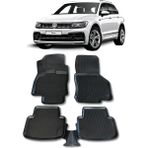 Wöller Volkswagen Tiguan Paspas 2016 Sonrası 3D Havuzlu Wöller Paspas - Siyah