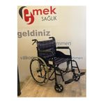 WOLLEX Marka Katlanabilir Refagatçi Frenli Manuel Tekerlekli Sandalye1.kalite