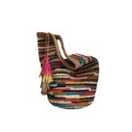 WOMANBAG HASIR RENKLİ EL YAPIMI OMUZ VE PLAJ ÇANTASI (45x55cm) Hasır renkli Büyük Boy