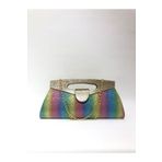 womenacs Mix Renk Mıknatıslı Kapama Abiye Portföy Clutch Düğün Kına Nişan Gece Çantası