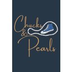 Womens Chucks and Pearls AKA Black Girl Magic Melanin Queen HBCU Nice Funny: Daily planner notebook, Journal notebook, Size format 6 x 9 inches pages