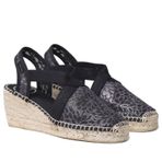 Women's espadrille in synthetic material - TERRA - Black, 38 EU