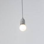 Womo Design Beyaz Silindir Beton Sarkıt Aydınlatma