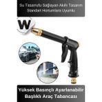 Wonara Deluxe Yüksek Güçlü Basınçlı Ayarlanabilir Başlıklı Çok Fonksiyonlu Araç Halı Yıkama Tabancası - 0 - Siyah
