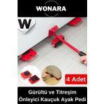 Wonara Özel Üretim ABS Plastik Tekerlekli Krikolu Ağır Beyaz Eşya ve Mobilya Kaydırma Aleti Seti