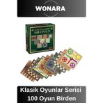 Wonara Premium Board Games - Zeka Eğlence Geliştirici Eğitici Strateji 100 Classic Oyun Kutu Oyunu