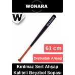 Wonara Premium Özel Üretim Dayanıklı Kırılmaz Ahşap 61 Cm Mükemmel Kavrayışlı Kaliteli Beyzbol Sopası