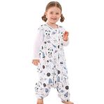 WONDAY Küçük Çocuk Uyku Tulumu, Uyku Tulumu 2t-3t, Hafif Uyku Tulumu Bebek Giyilebilir Battaniye, Yeni Yürüyen Bebek Uyku Tulumları, Ayaklı, Kolsuz Yumuşak Küçük Çocuk Uyku Tulumu
