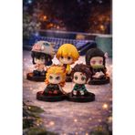 Wonderful Life Kimetsu No Yaiba 5 Parça Mini Figür Seti 4-5 Cm Demon Slayer Anime Karakter Koleksiyon Seti