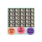 wonderlike Bebek Hediyelik Magnet - 3 Yaş Doğum Günü ve Mevlüt Hediyesi Resimli - 20 Adet